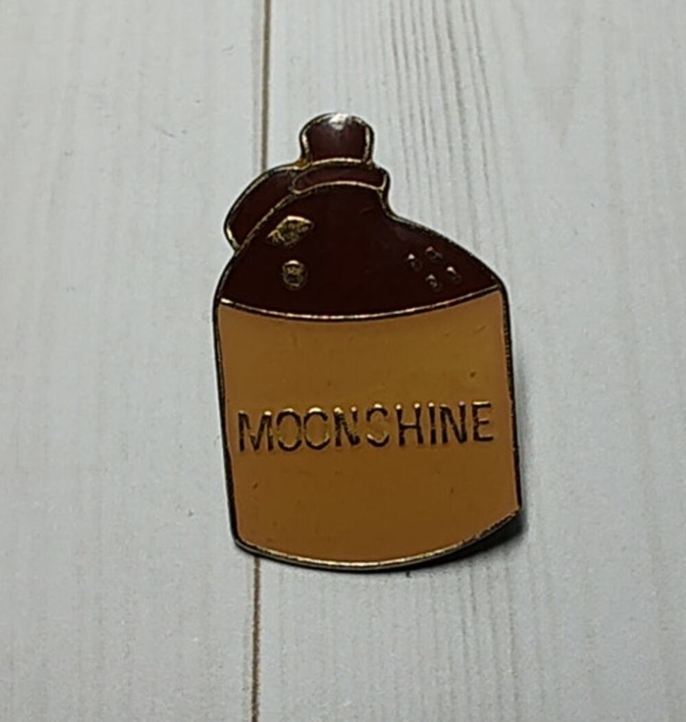 Moonshine Bottle Pin Funny Ranch Country Collectible Gift